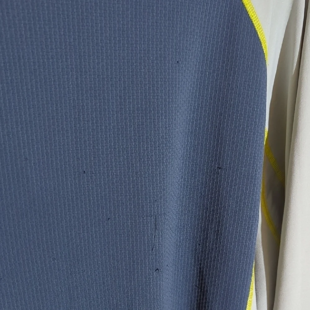 The North Face Blue and Yellow Pullover